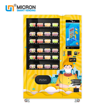 Mesin Penjual Buah MDB 3-20 ° C Suhu Dapat Disesuaikan Micron Smart Vending