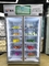 mesin penjual otomatis kulkas pintar dengan pembaca kartu kredit penjualan sayur, buah, daging beku
