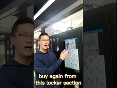 Tennis Racket Micron Smart Vending Machine With Card Reader