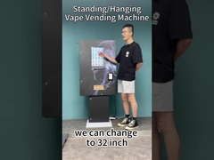 Standing Floor Type E-Cigarette Vape Vending Machine Dengan Nayax Card Reader Age Checker