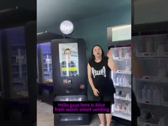 32 inci layar sentuh Lightbox Promosi ID Verifier Mesin Penjual Vape Nic E-cig