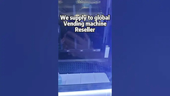 Mesin penjual otomatis ke Jerman dengan lift pengecek usia oleh penjual otomatis cerdas mikron.