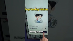 Solusi penjual mainan, mesin penjual otomatis kelas atas dengan lift untuk memberikan mainan IP #vendingmachine