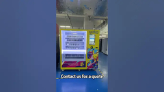 Mesin penjual mainan Pokémon dan kartu TCG siap kirim, pengambilan tengah, pintu otomatis, WM600