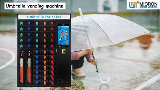 270 Mesin Penjual Otomatis Payung Untuk Stasiun Bus Stasiun Metro Micron Smart Vending Machine