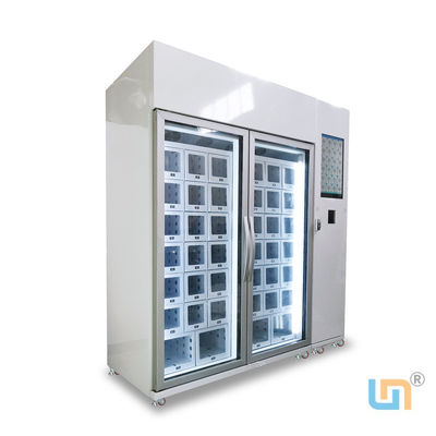 Mesin Penjual Otomatis Locker Beku Kapasitas yang Dapat Disesuaikan Dengan Refrigeran R290 yang Efisien -22℃~20℃ Untuk Menjual Daging Beku Dan Makanan Laut