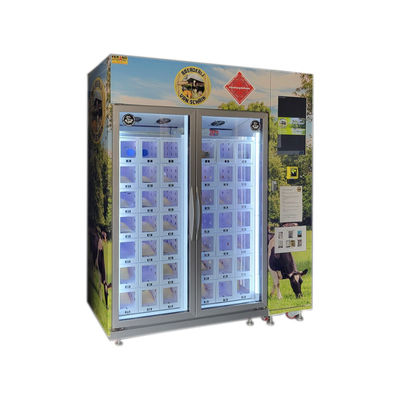 Kualitas  Refrigerated Vending Machines For Dairy Products -22~20℃ Automated Cheese Vending Machine pabrik