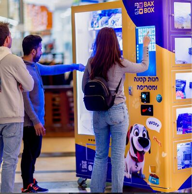 Kualitas  Smart Pet Medicine & Supplies Vending Machine with Side Lockers for Pet Stores & Veterinary Clinics pabrik