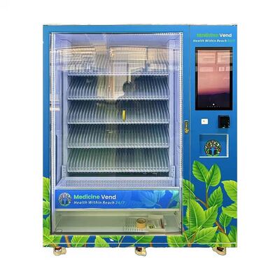 Kualitas  Large Capacity Medicine Vending Machine With Elevator and Custom Pharmacy Slots for Hospitals Clinics and Communities pabrik