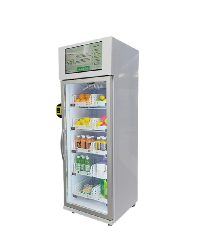 WIFI Convenience Store Snack Food Vending Machine Untuk Minuman Susu Bir