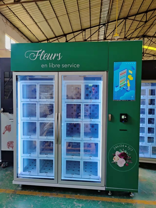Mesin Penjual Otomatis Buket Bunga Segar Ekstra Besar R290 Refrigeran Ramah Lingkungan