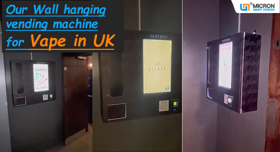 Hanging Wall Electronic Rokok Mesin Penjual Otomatis Cerdas Dengan Sistem Pengenalan Usia
