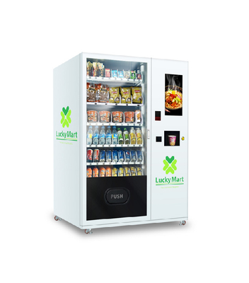 Mesin Penjual Otomatis Di Malaysia Cup Noodles Snack Food Vending Machines Hot Water Noodle Smart Vending
