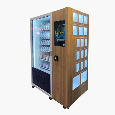 Kulkas Combo Mesin Jual Bunga Segar Dengan Loker Untuk Toko Bunga Self Service