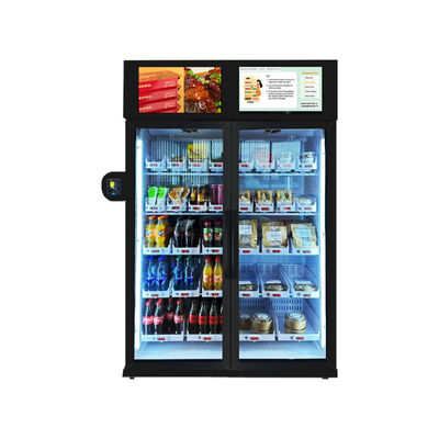 Gedung Kantor Vending Unmanned Retail Vending Smart Vending Machine Untuk makanan ringan minuman Bottle kaca anggur