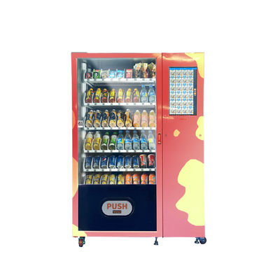 Pusat perbelanjaan Remote control Smart Vending System Snacks Cold Drinks Botol mesin penjual otomatis