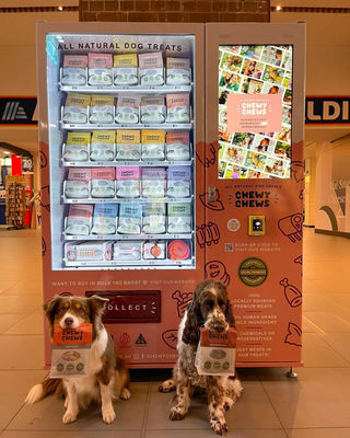 24/7 Pet Store Makanan Anjing Perlakukan Perawatan Mencuci Produk Hewan Peliharaan Mesin Penjual Di Mall