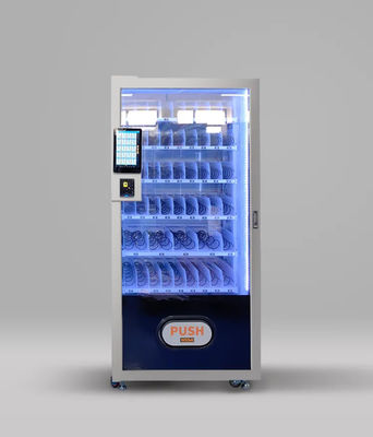 Mesin Penjual Makanan Rangka Logam Dengan Lift Dan Infrared Drop Sensor 150 Kg