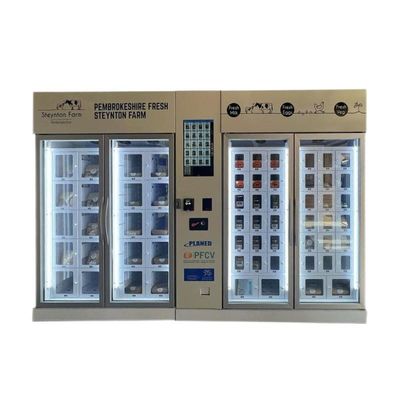 Mesin penjual otomatis lemari yang dapat disesuaikan Sistem pendinginan dan pembekuan cerdas untuk produk pertanian beku segar Mesin penjual otomatis