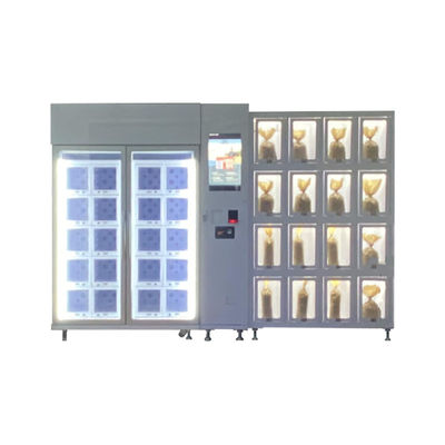 Self-Service toko roti Combo roti mesin penjual otomatis dengan sistem pendingin customizable Locker
