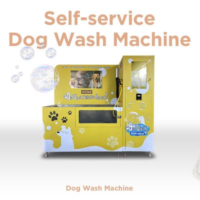 Hygienic Dog Washing At Your Fingertips Sesuaikan mesin penjual otomatis W2000*D663*H1800 Mm Dengan Pilihan Sampo