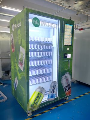 Manajemen Iklan Pelacakan Data Penjualan Dan Pemberitahuan Kesalahan Mesin Penjual Alkohol Cerdas