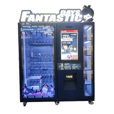 7 Lantai* 12 Slot Kapasitas Mesin Penjual Mainan Lampu Strip untuk Desain Menangkap Mata