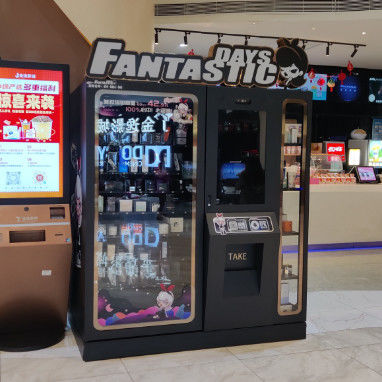 Internet 4G / WIFI / LAN Sesuaikan kapasitas mesin penjual otomatis 7 lantai* 12 slot Tidak ada sistem pendingin