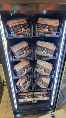 Remote Operasi Metal Ice Cube Vending Machine untuk layanan cepat dan nyaman