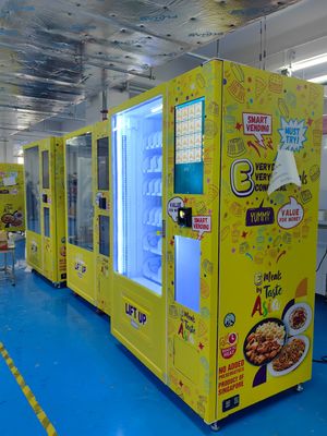 Mesin penjual otomatis hewan yang didukung pemantauan real-time