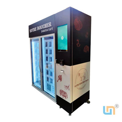 21.5 Inch Touch Screen Locker Vending Machine Dengan Metal Frame Disesuaikan Sticker