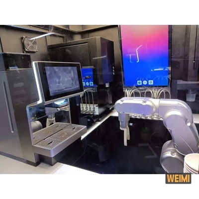 Mesin Penjual Otomatis Robot Barista untuk Kopi dan Teh Tarik dengan 6 Rasa