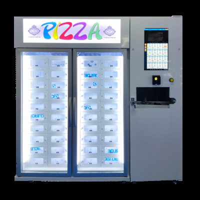 Mesin Penjual Pizza 40 Locker dengan Rak Mikrowave -22°C sampai 20°C