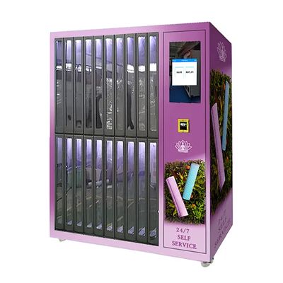Mesin Penjual Otomatis Locker Tanpa Awak 24/7 dengan 20 Loket dan Layar Sentuh 21,5 Inci untuk Sistem Penyewaan Perlengkapan Gym