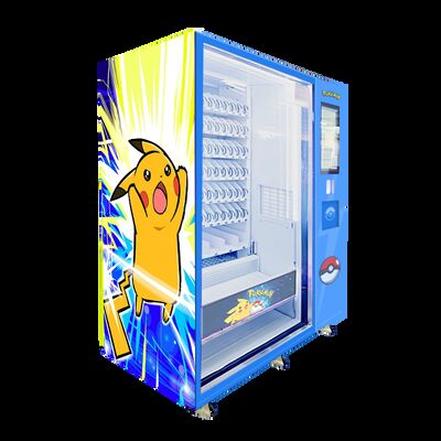 Monster Collection Vending Machine dengan layar sentuh 21,5 inci, bingkai logam, dan kaca temper ganda untuk kartu trading