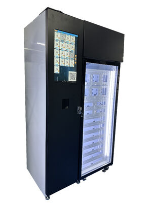 Mesin penjual telur untuk pintu masuk peternakan berdiri di pinggir jalan komunitas perumahan pasar lokal dan penjual makanan segar online