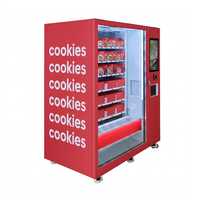 Conveyor-Driven Cookie Vending Machine with Smart Lift Kiosk: Next-Gen Automated Bakery Vending Machine