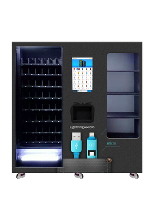 Aksesori Ponsel Mesin Penjual Kabel Data Seluler Dengan Lift Sumbu X-Y, Mikron