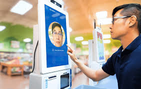 Mesin Penjual Otomatis Pembayaran ID Wajah Micron Bahasa Inggris