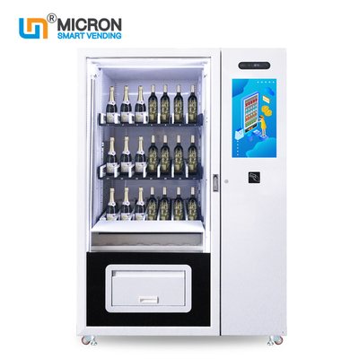 Mesin Penjual Otomatis Anggur Merah Dengan Botol kaca Lift Micron Smart Vending Machine Dijual