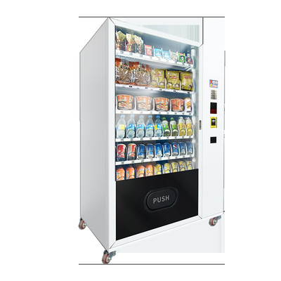 240V Keyboard Smart Vending Machine Untuk Makanan Ringan Minuman Pembayaran Kartu Kredit