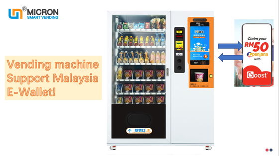 Mesin Penjual Otomatis Buah Saland 10 Saluran yang Dapat Disesuaikan, mesin penjual otomatis robot berkapasitas besar, Mikron