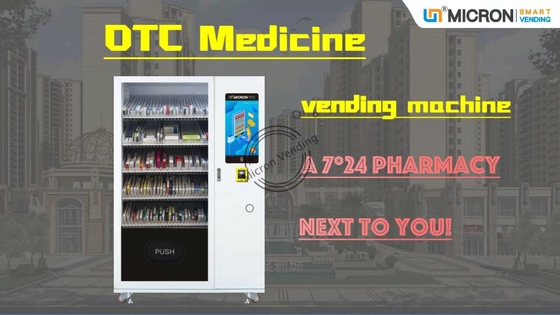 Mesin Penjual Obat Kartu Kredit Cashless Untuk Suhu Normal Jaringan