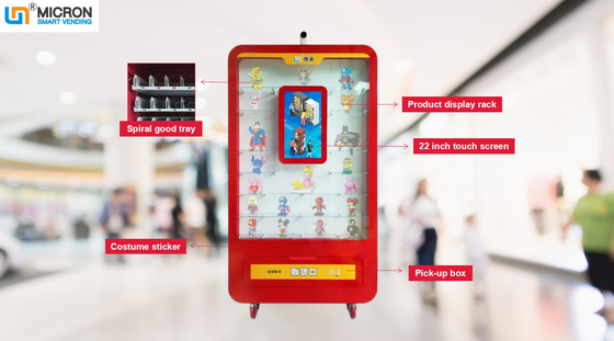 Mesin Penjual Otomatis Micron Smart Toy Vending Machine Dengan Display Ark Dan Layar Sentuh