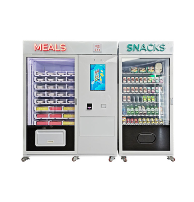 Mesin Penjual Makanan Ringan Dijual Dengan Layar Sentuh Pendingin Micron Smart Vending Machine