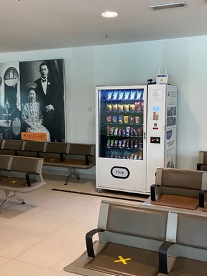 Mesin Penjual Otomatis Minuman Snack Minuman Otomatis Cerdas Dioperasikan Dengan Koin Di Filipina Mendukung E-Wallet
