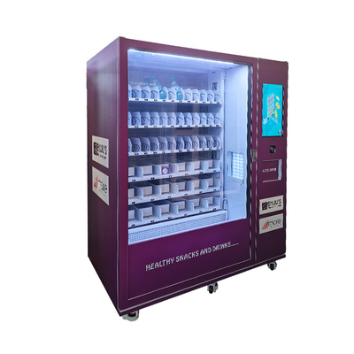 Mesin Penjual Makanan Ringan Layar Sentuh 22 Inch Dengan Sistem Lift